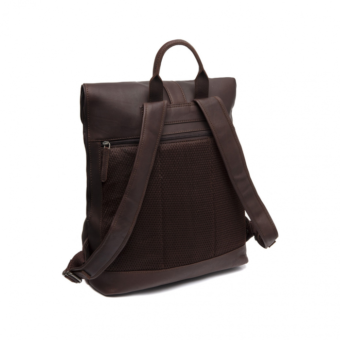 Rucsac unisex din piele naturala, The Chesterfield Brand, Larsson, Maro inchis [6]