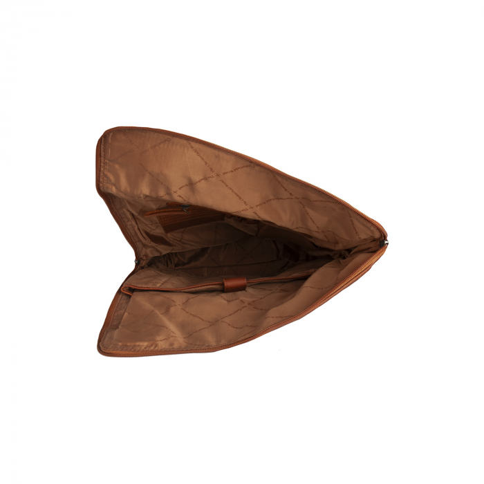 Rucsac unisex din piele naturala, The Chesterfield Brand, Larsson, Maro coniac [5]