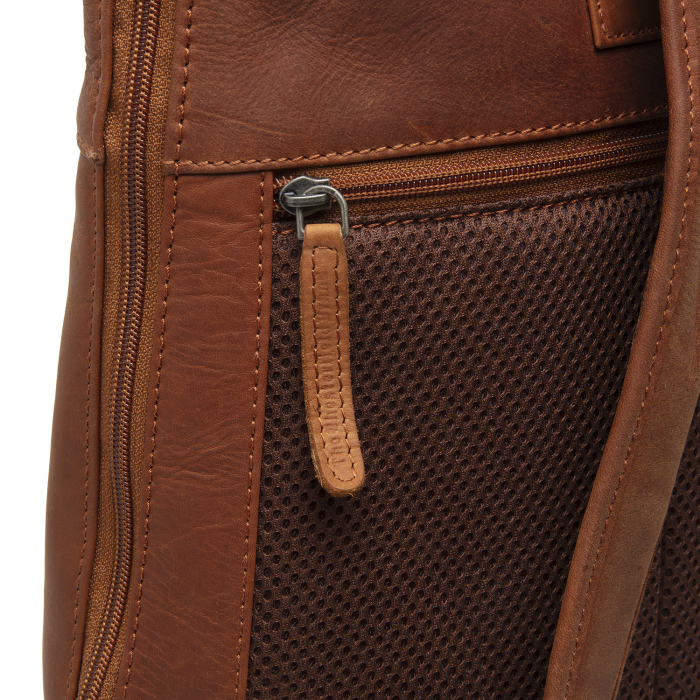 Rucsac unisex din piele naturala, The Chesterfield Brand, Larsson, Maro coniac [7]