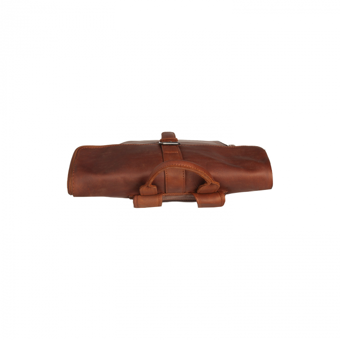 Rucsac unisex din piele naturala, The Chesterfield Brand, Larsson, Maro coniac [4]