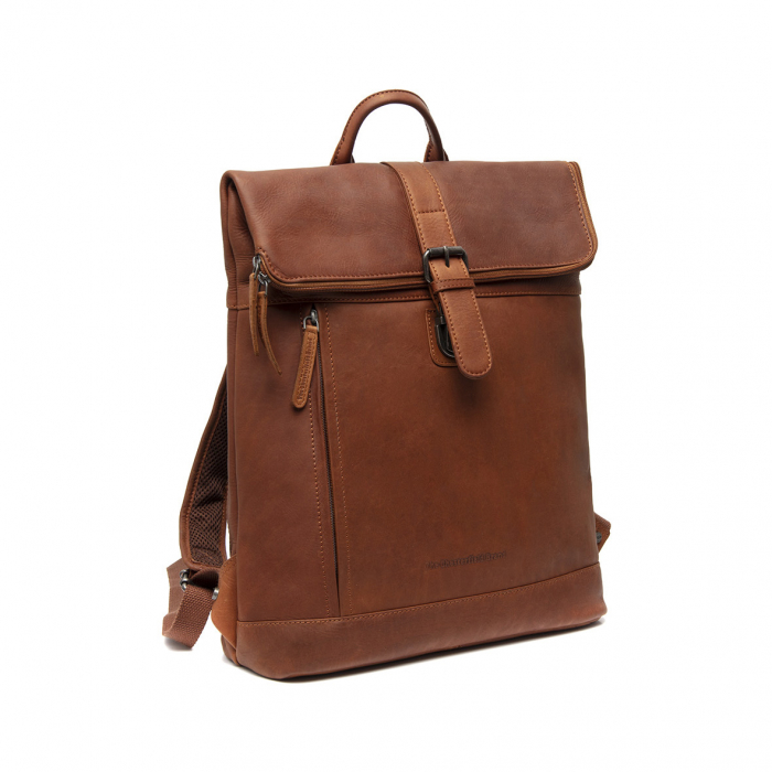 Rucsac unisex din piele naturala, The Chesterfield Brand, Larsson, Maro coniac [3]