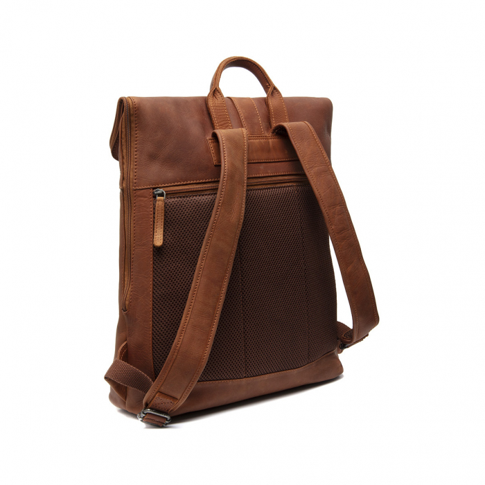 Rucsac unisex din piele naturala, The Chesterfield Brand, Larsson, Maro coniac [8]