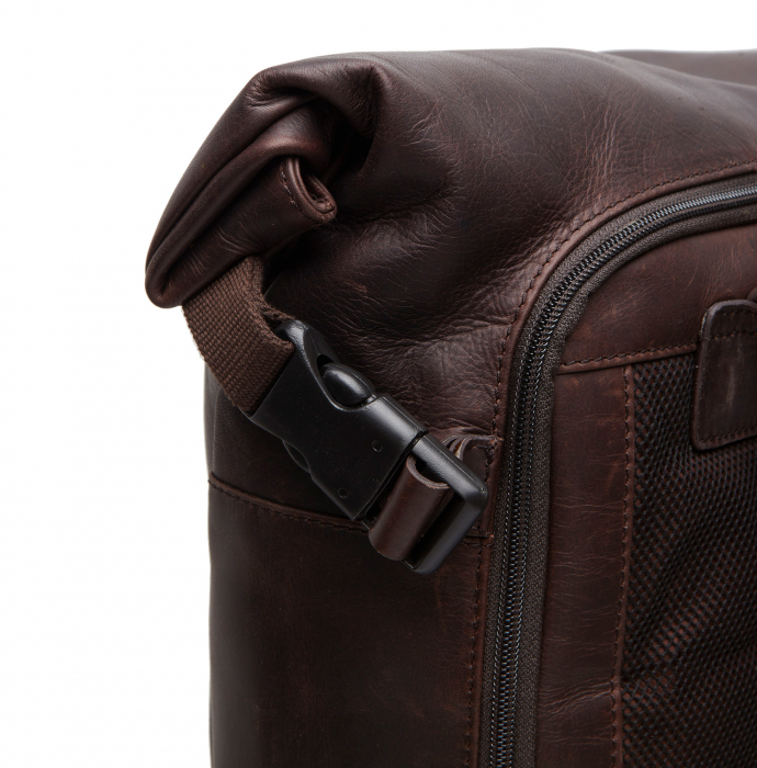 Rucsac unisex din piele naturala, The Chesterfield Brand, Liverpool, Maro Inchis [3]