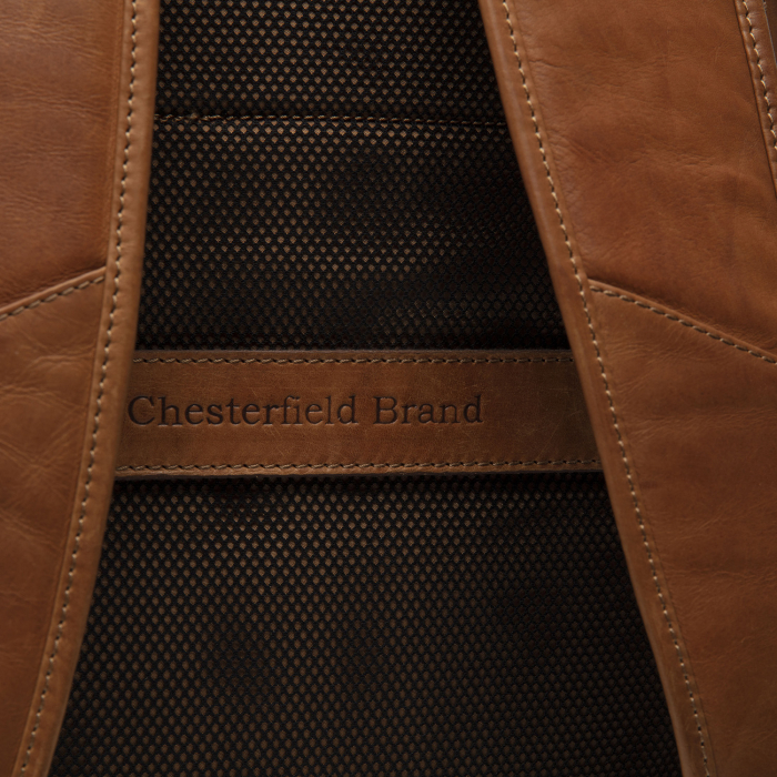 Rucsac unisex, piele naturala, The Chesterfield Brand, Liverpool, Maro coniac [5]