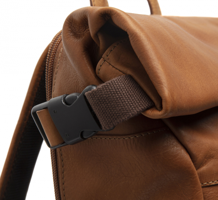 Rucsac unisex, piele naturala, The Chesterfield Brand, Liverpool, Maro coniac [4]
