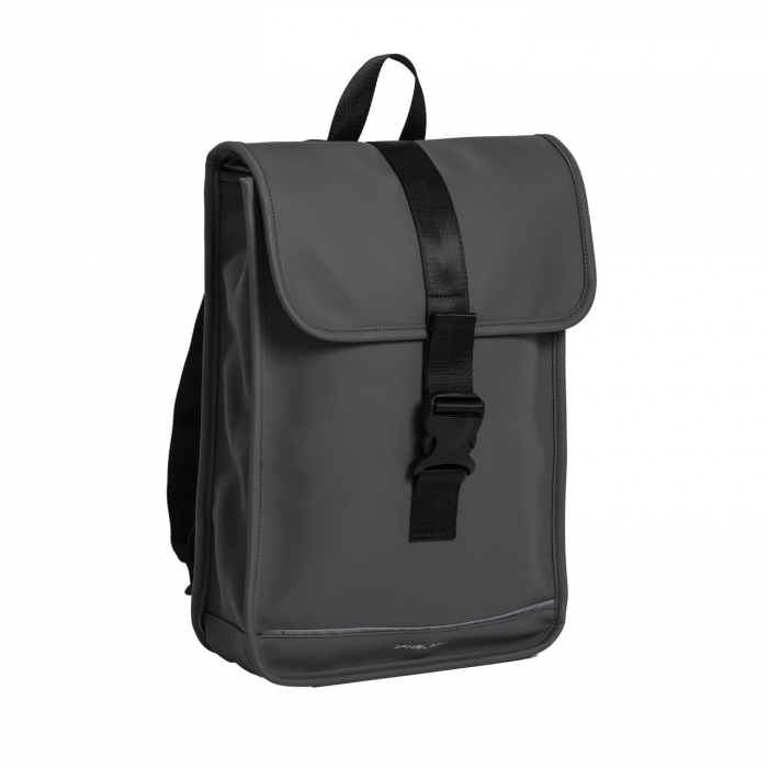 Rucsac unisex impermeabil, pentru laptop, Daniel Ray, seria Oranje, Gri antracit [2]