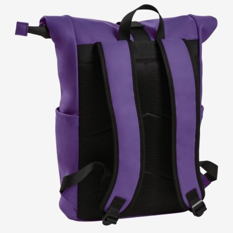 Rucsac unisex impermeabil, pentru laptop de 15.6 inch,  Daniel Ray, seria Highlands M, Mov inchis [4]