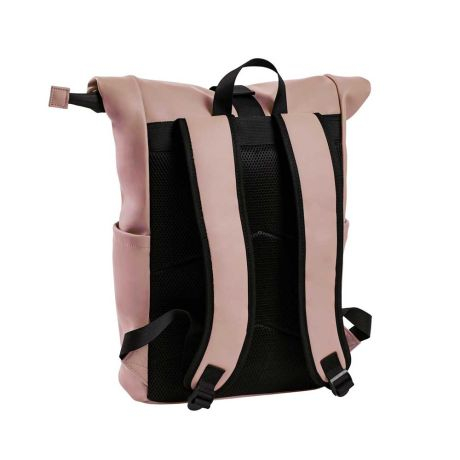 Rucsac unisex impermeabil, pentru laptop de 15.6 inch,  Daniel Ray, seria Highlands M, Roz pudra [6]