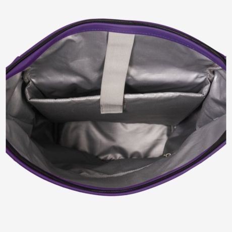 Rucsac unisex impermeabil, pentru laptop de 15.6 inch,  Daniel Ray, seria Highlands M, Mov inchis [2]