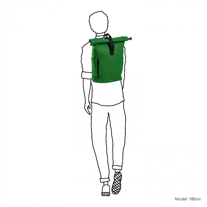 Rucsac unisex impermeabil, pentru laptop de 15.6 inch,  Daniel Ray, seria Highlands M, Verde Mar [6]