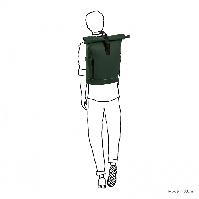 Rucsac unisex impermeabil, pentru laptop de 15.6 inch,  Daniel Ray, seria Highlands M, Verde [3]