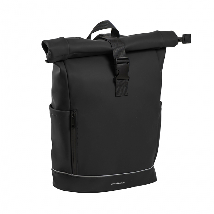 Rucsac unisex impermeabil, pentru laptop de 15.6 inch,  Daniel Ray, seria Highlands M, Negru [1]