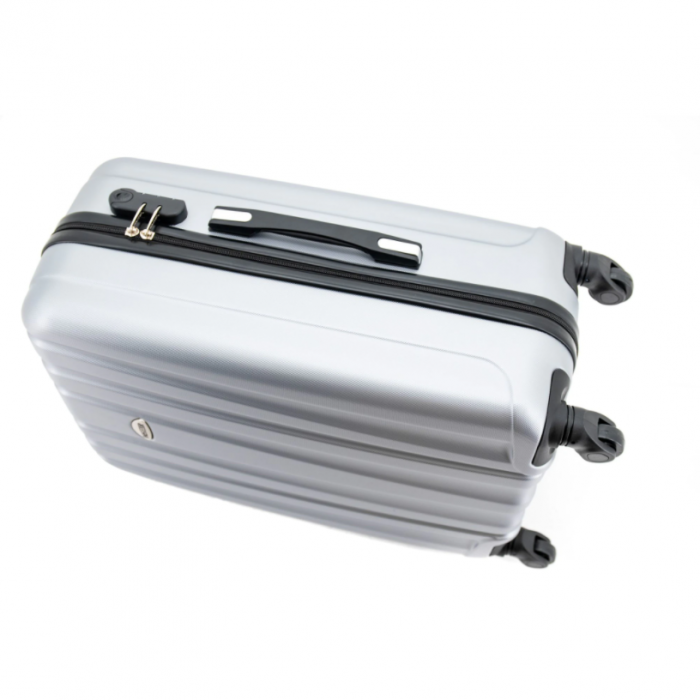 Troler mic Costa 53 cm Master, ABS super usor, Argintiu [4]