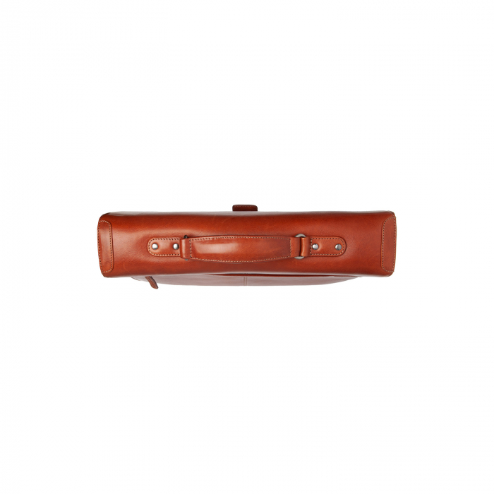 Servieta pentru acte si laptop 15 inch, The Chesterfield Brand, Salvatore, piele naturala, Maro coniac [7]