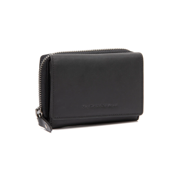 Set Cadou de Lux The Chesterfield Brand – Portofel dama, Husa Pasaport, Port Card și Husa Ochelari, Piele Naturala - Negru [5]