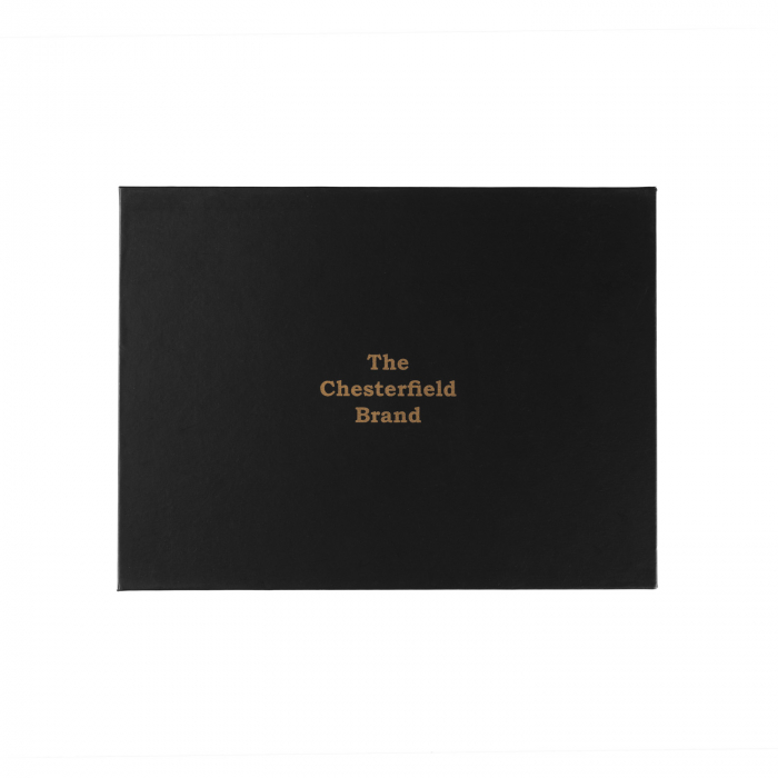Set cadou pentru barbati cu port card si breloc pentru chei, The Chesterfield Brand, Maro coniac [3]