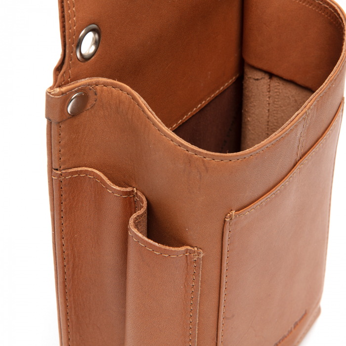 Borseta pentru ospatar, piele naturala, The Chesterfield Brand, Taiwan, Maro coniac [5]