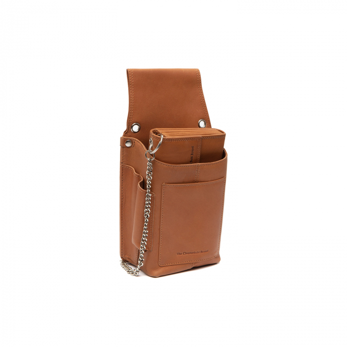 Borseta pentru ospatar, piele naturala, The Chesterfield Brand, Taiwan, Maro coniac [2]