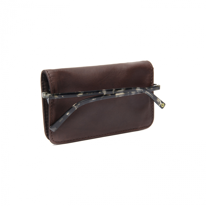 Toc pentru ochelari, The Chesterfield Brand, piele naturala, Maplewood, Maro inchis [7]