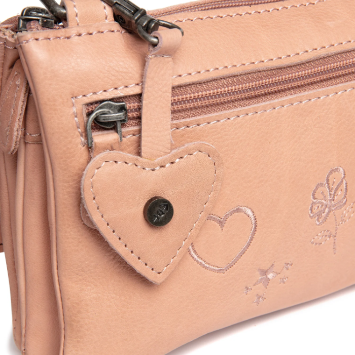 Geanta mica de dama de umar The Chesterfield Brand, Tovelove piele naturala, Roz pudra [5]
