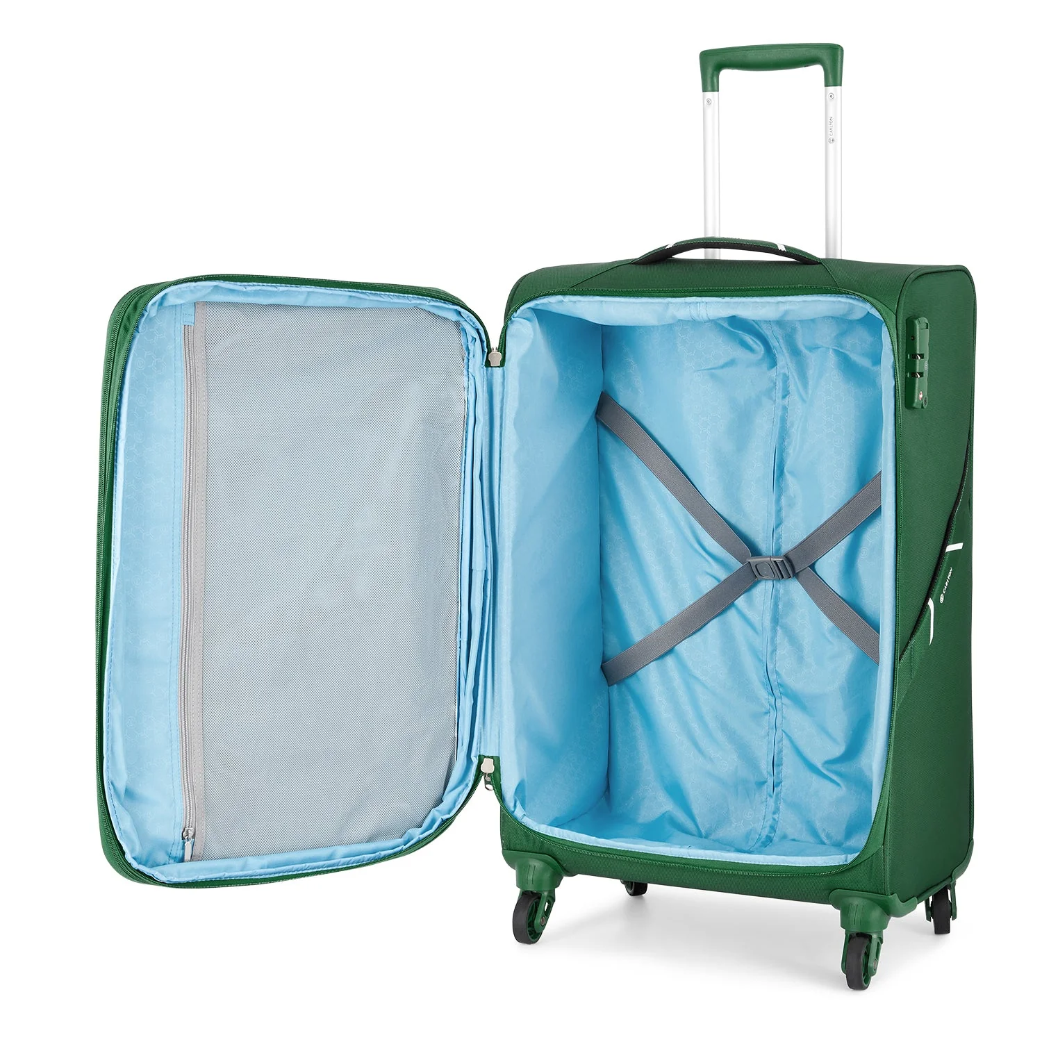 Troler Amberlite mediu  70cm, Mirano, Verde [4]