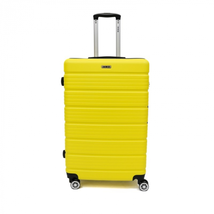 Troler mare Altima 75 cm, Lamonza, ABS, Galben [2]
