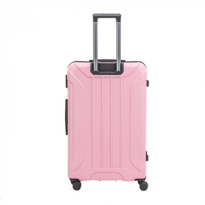 Troler mare CAPRI 78 cm, ABS super usor, Roz [3]