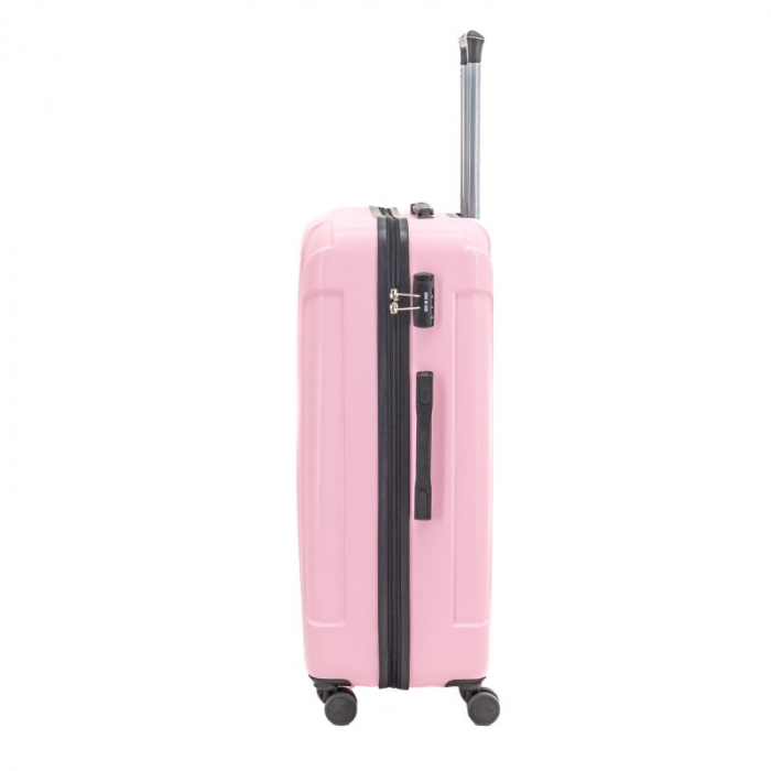 Troler mare CAPRI 78 cm, ABS super usor, Roz [2]