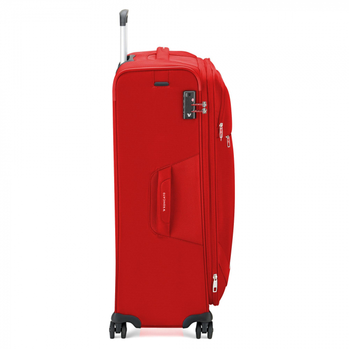 Troler mare Joy 75 cm, Roncato, poliester, extensibil 30% , Rosu [2]