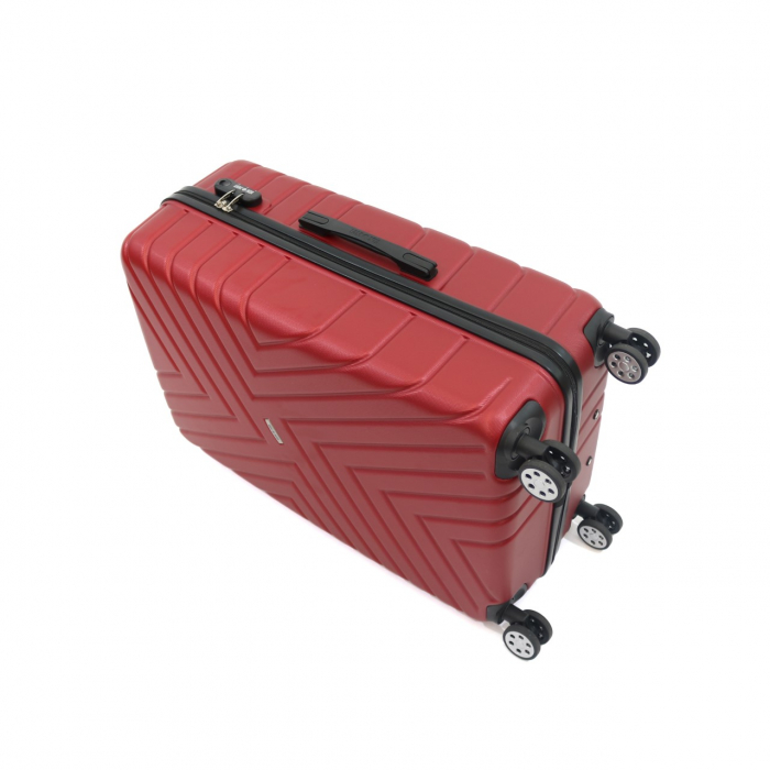 Troler mic Malibu 55 cm, Lamonza, ABS, Rosu grena [6]