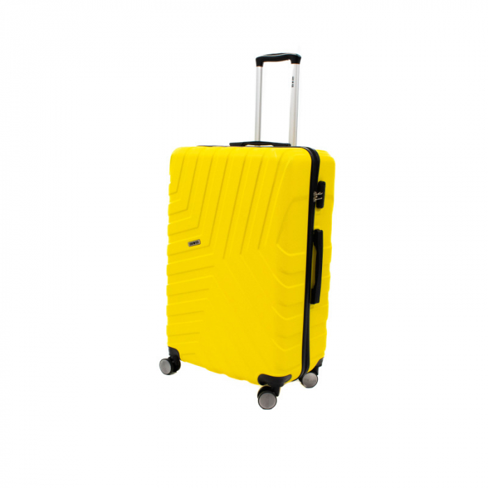 Troler mare Malibu 75 cm, Lamonza, ABS, Galben [1]