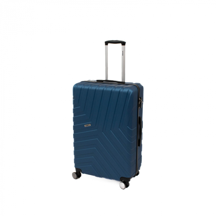 Troler mare Malibu 75 cm, Lamonza, ABS, Albastru inchis [11]