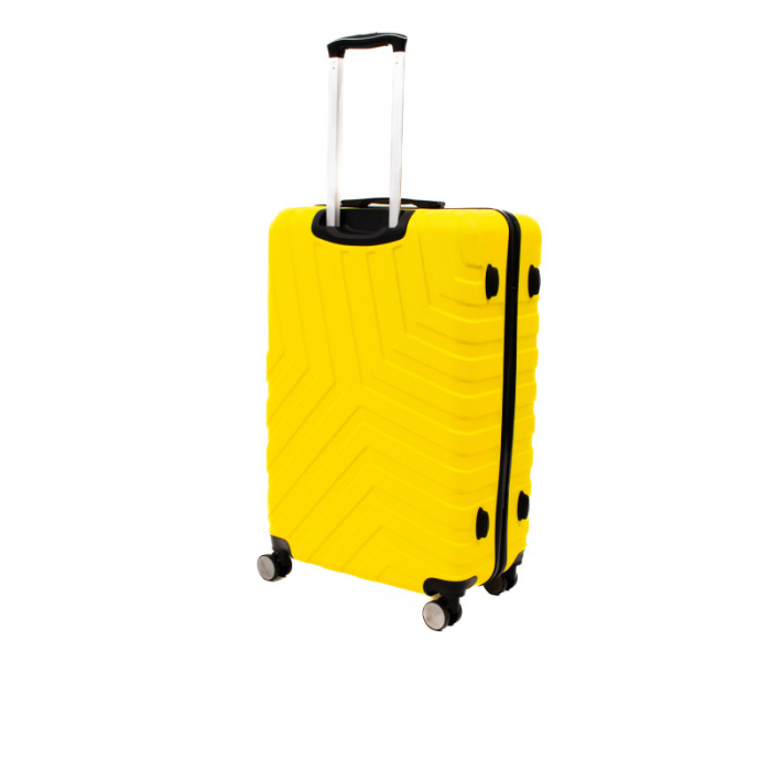 Troler mare Malibu 75 cm, Lamonza, ABS, Galben [2]