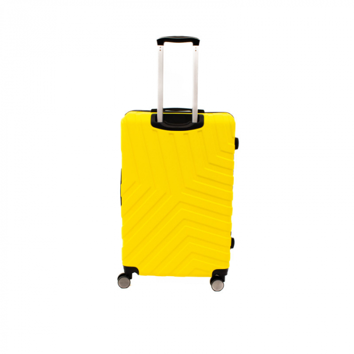 Troler mare Malibu 75 cm, Lamonza, ABS, Galben [4]