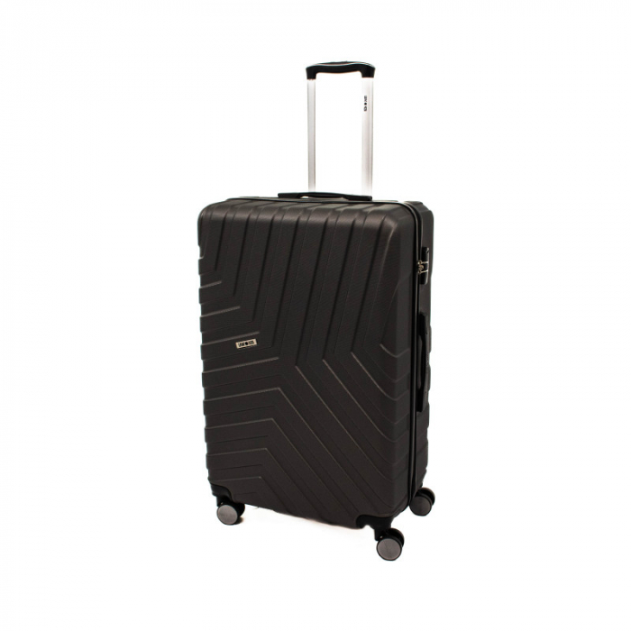 Troler mare Malibu 75 cm, Lamonza, ABS, Gri inchis [2]