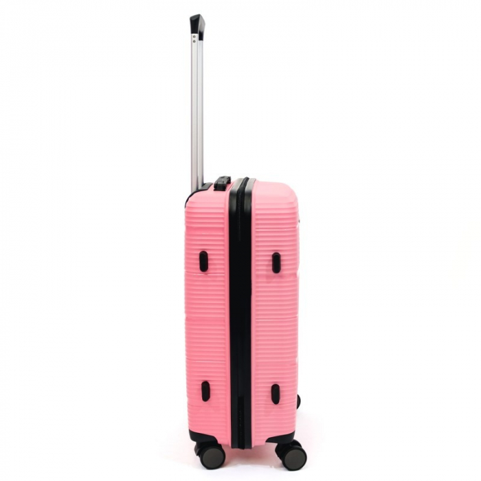Troler mare Reno 74 cm, Lamonza, material PP, Roz [10]