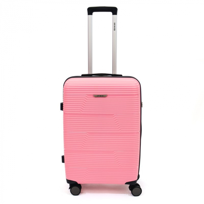 Troler mare Reno 74 cm, Lamonza, material PP, Roz [2]