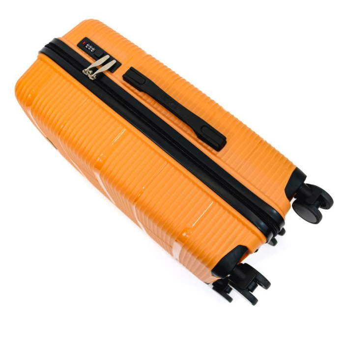 Troler mare Reno 74 cm, Lamonza, material PP, Portocaliu [5]
