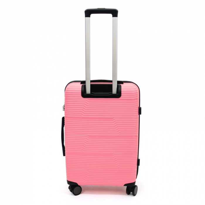 Troler mare Reno 74 cm, Lamonza, material PP, Roz [9]