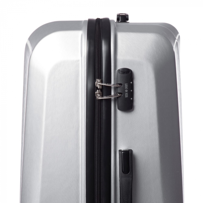 Troler mare SWANK, policarbonat 76 cm, Argintiu [3]