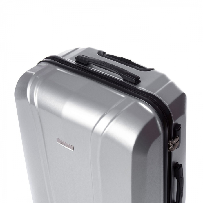 Troler mare SWANK, policarbonat 76 cm, Argintiu [4]
