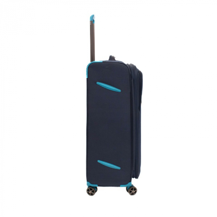 Troler mare  ULTRALIGHT albastru inchis cu turcoaz 80 cm, expandabil 30% [9]