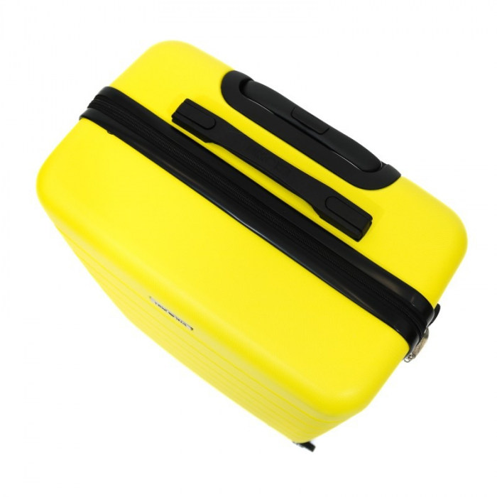 Troler mediu Altima 65 cm, Lamonza, ABS, Galben [4]