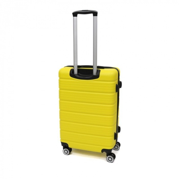 Troler mediu Altima 65 cm, Lamonza, ABS, Galben [9]
