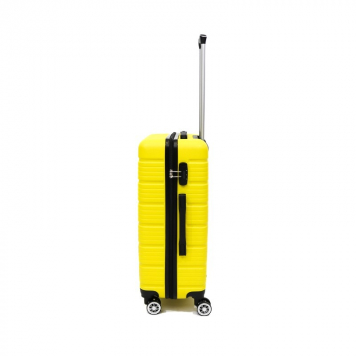 Troler mediu Altima 65 cm, Lamonza, ABS, Galben [7]