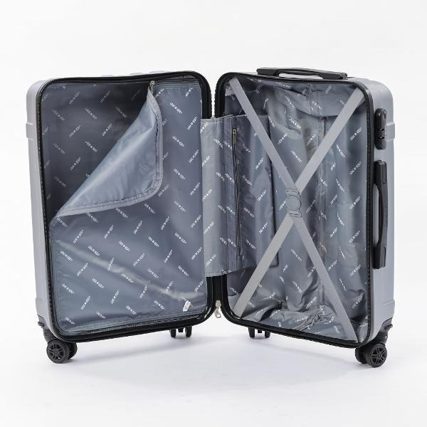 Troler mediu Altima 62 cm, Lamonza, ABS, Gri deschis [2]