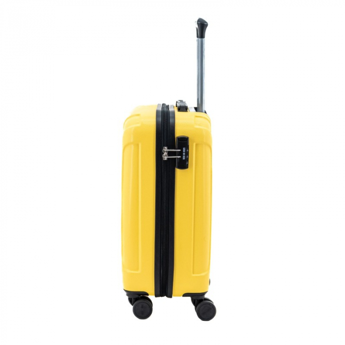 Troler mediu CAPRI 68 cm, ABS super usor, Galben [2]
