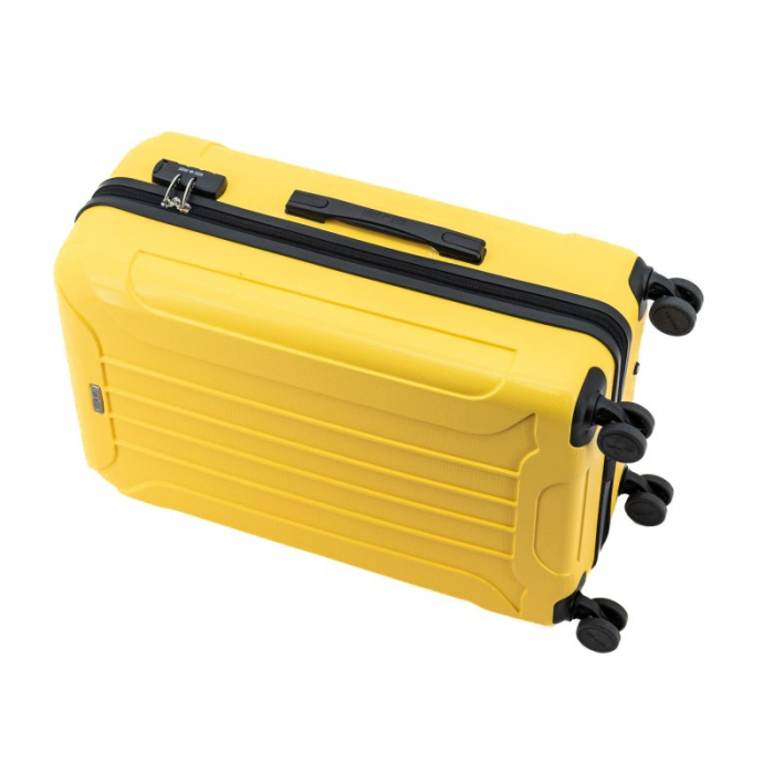 Troler mediu CAPRI 68 cm, ABS super usor, Galben [7]
