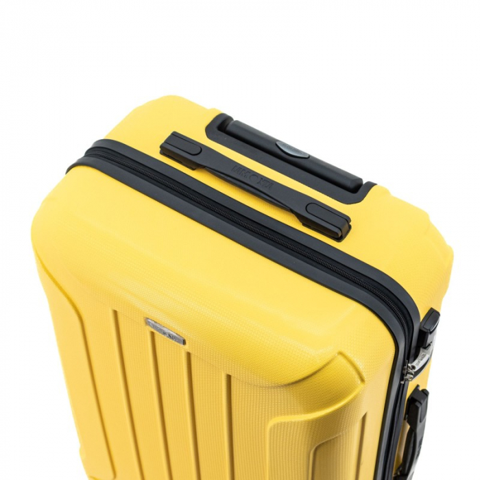 Troler mediu CAPRI 68 cm, ABS super usor, Galben [6]