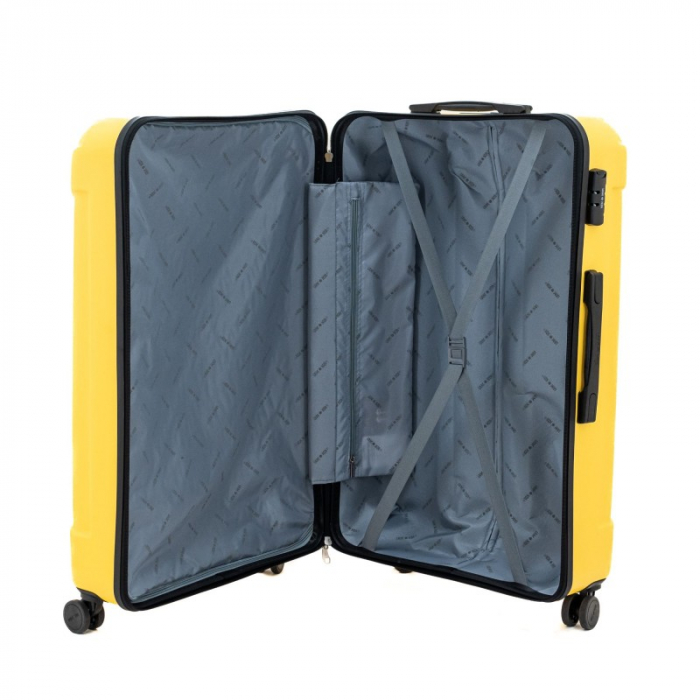 Troler mediu CAPRI 68 cm, ABS super usor, Galben [4]